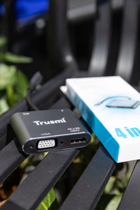 Перехідник TRUSMI DS01-03 Type-C to HDMi+VGA Converter+USB3.0+PD100W