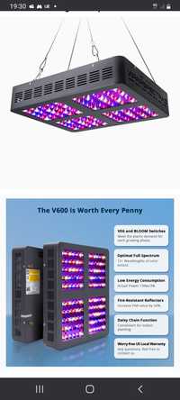 Viperspectra v600 led grow light