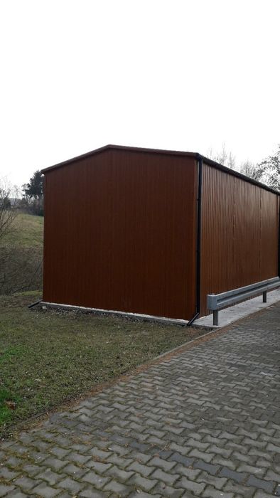 Garaż blaszany 4x8 3,60 sciana dowolne wymiary
