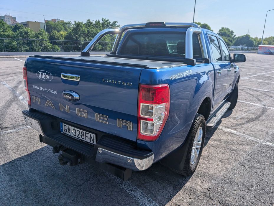 Ford Ranger 2019 4x4 Limited 2.0 EcoBlue 1 właściciel Salon PL cesja