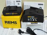 REMS-ROLLER komplet bateria 22v 2,5Ah i ladowarka do zaciskarki