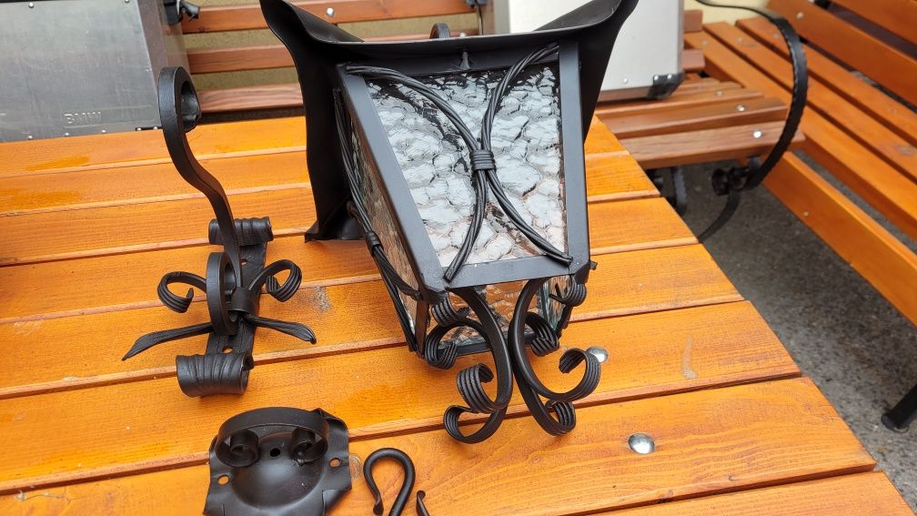 Lampa zewnętrzna Kinkiet Kuty lampa drzwiowa WEJŚCIOWA latarnia ogrodo