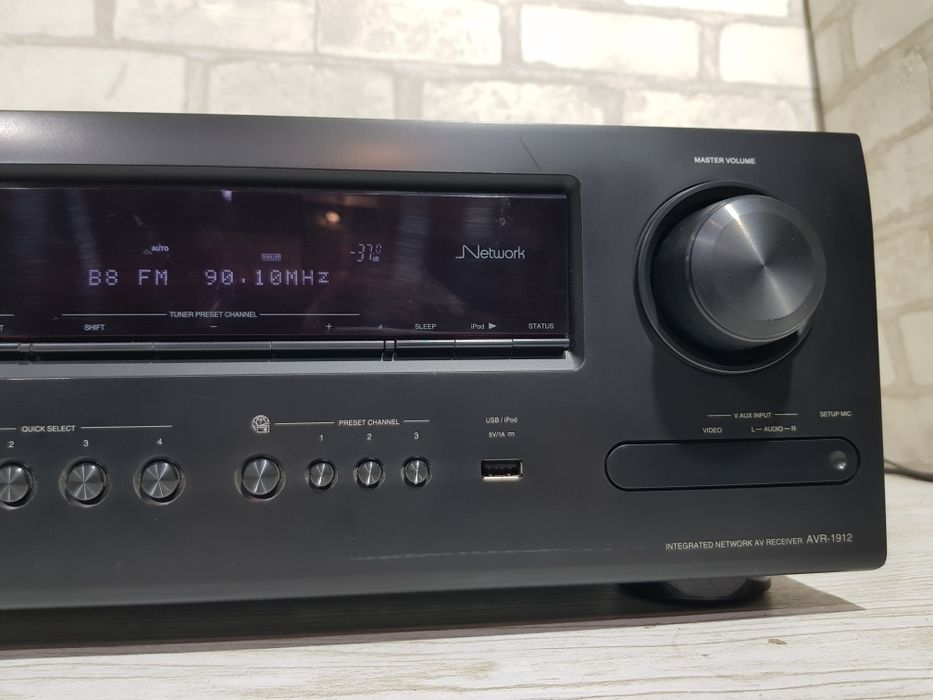 7.1 AV ресивер DENON AVR-1912,*7x125 Вт, HDMI, USB, 3D,б/у з