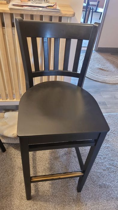 Krzesła dębowe barowe chokery super solidne 4szt..