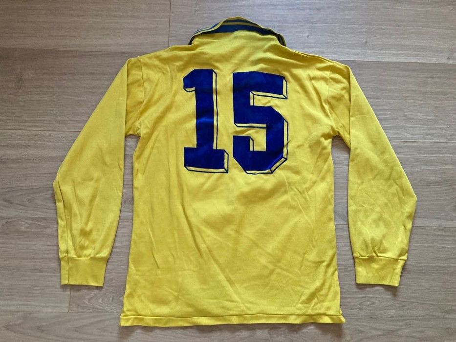 Camisola de futebol usada União da Madeira 1980's