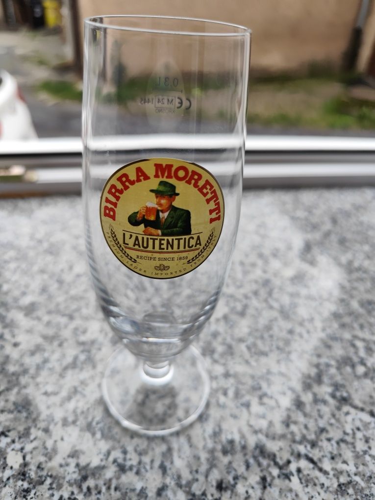 Szklanki do piwa Moretti