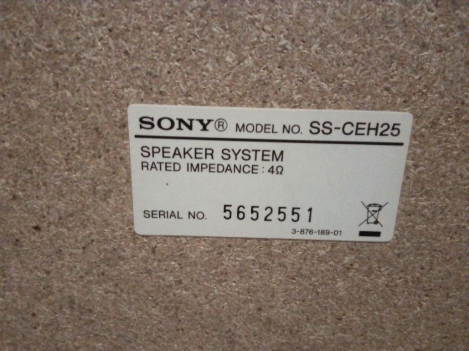 Kolumny Sony SS-CEH25 do Wieży Sony CMT-EH25