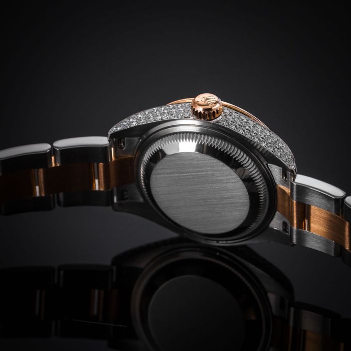 Rolex Datejust 31 diamentowy z brązową tarczą