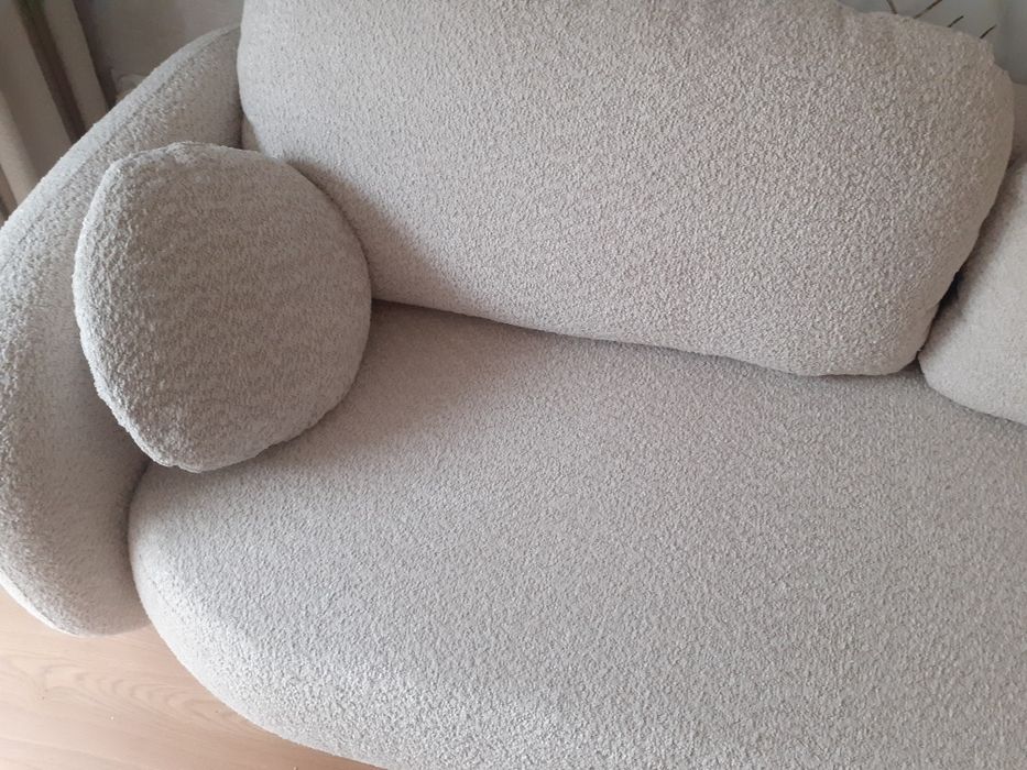 Sofa kanapa nowa rozkładana, wzór baranek