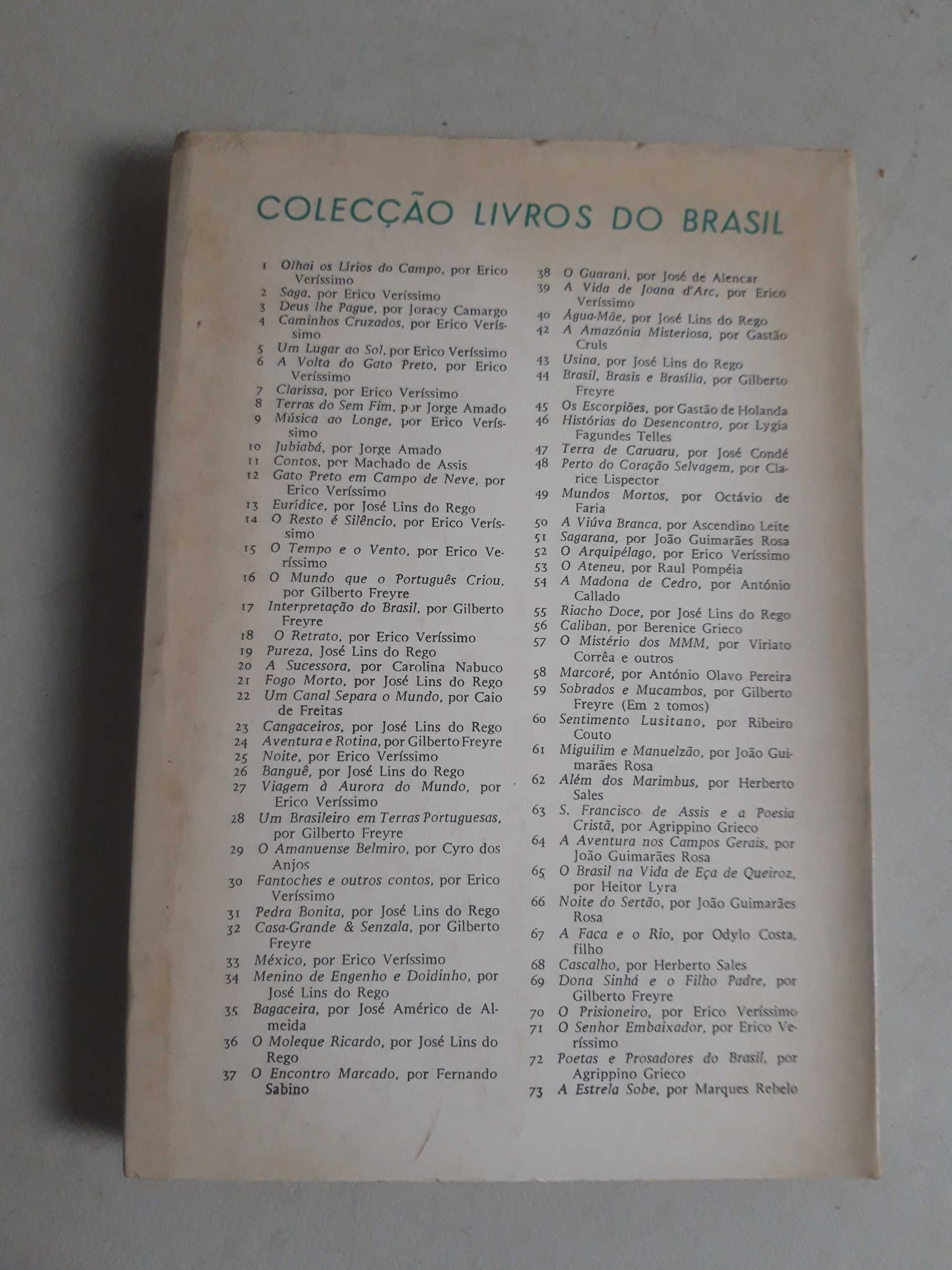 Livro PA-7 - José Lins do Rego - Pedra Bonita