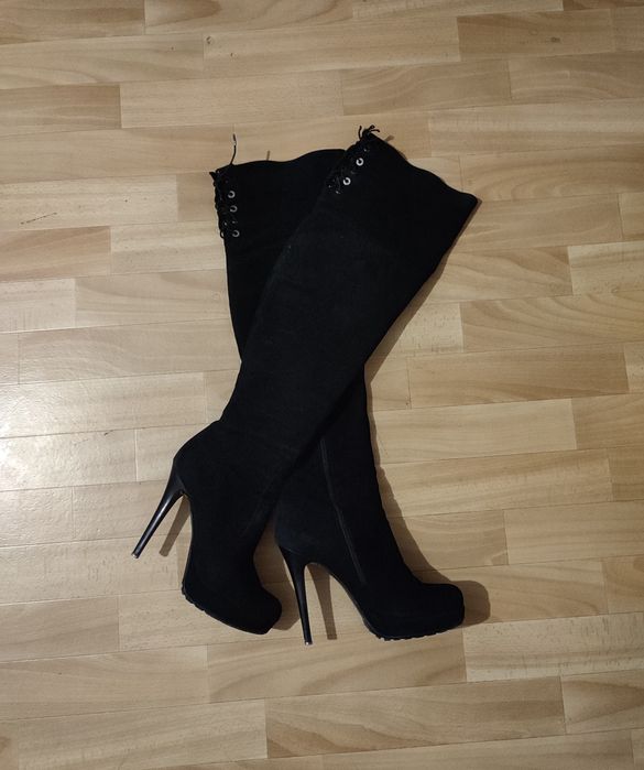 Ботфорты сапоги зимние женская р 39