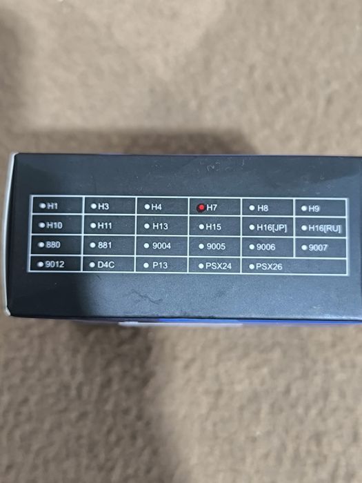 Lâmpadas LED H7 p/ faróis de veículos