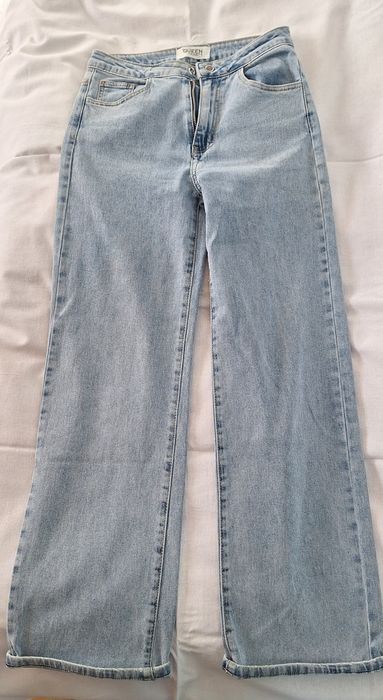 Jasne jeansy Queen hearts S