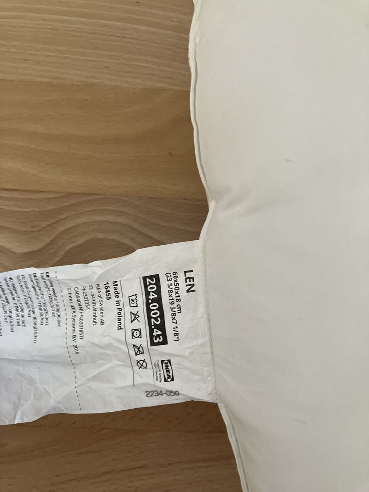 Poduszka do karmienia Ikea Len + 3 poszewki do poduszki