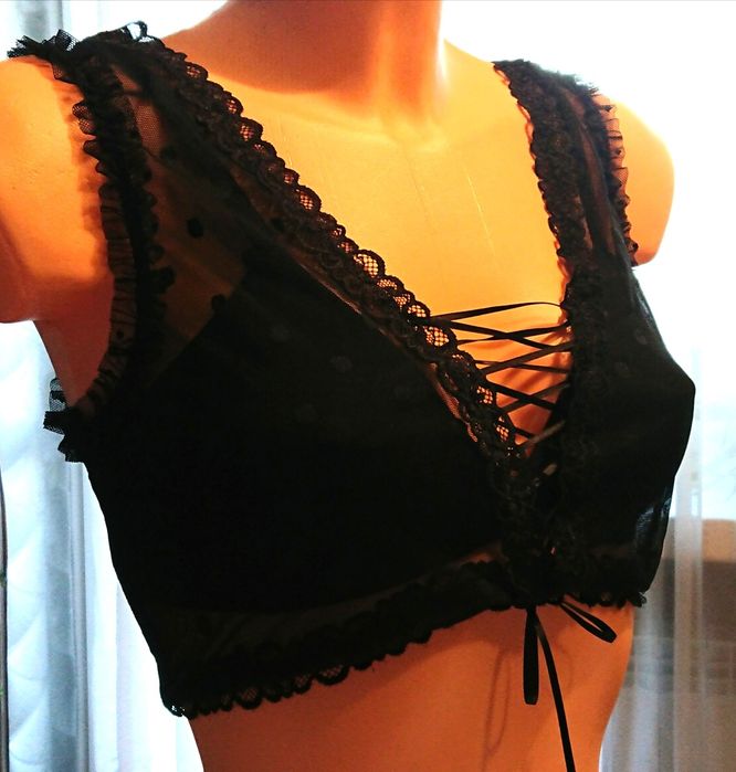 Biustonosz Intimissimi top jadore S 36 groszki 70B 75B 70C bralet sexy