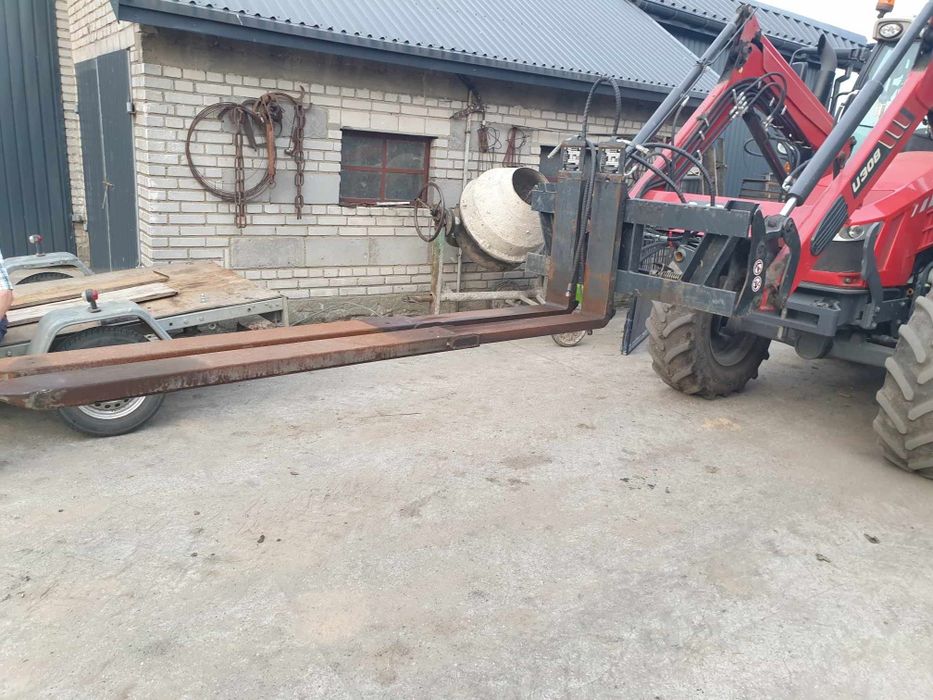 Widły wysuwane, tur, ładowacz, wózek widłowy, ładowarka teleskopowa