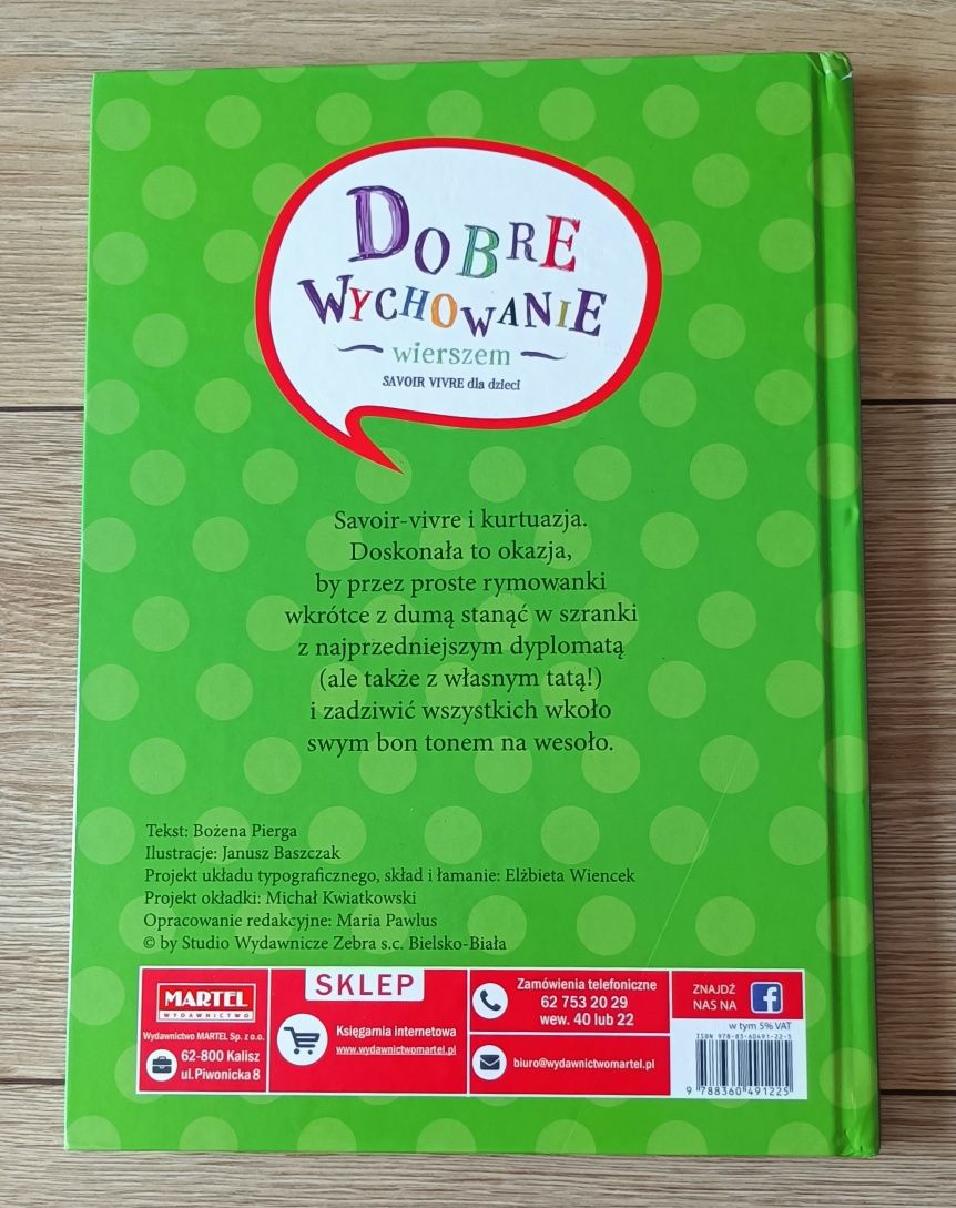 Dobre wychowanie wierszem. Savoir Vivre dla dzieci.