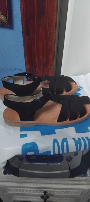 Nr,sandálias confortáveis preta