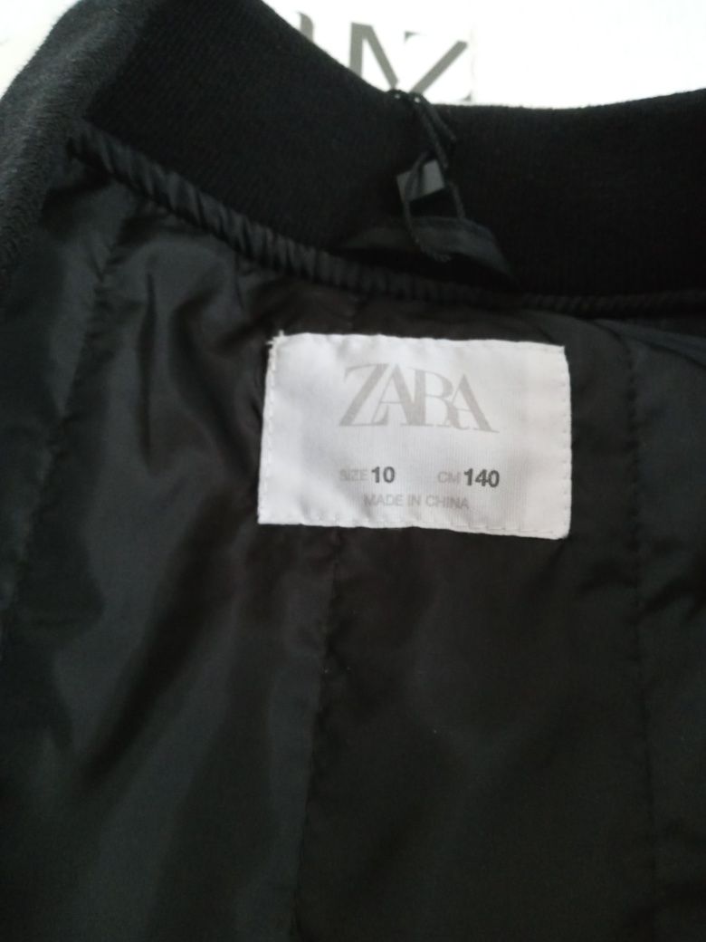 Kurtka ze sztucznej skóry zara 140