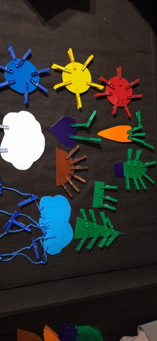 Заготовки под игры с прищепками