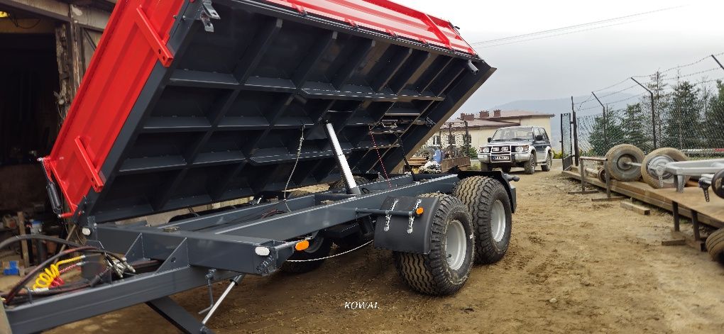Nowa Przyczepa Tandem PTBH 15.5T Homologacja FV Kowal