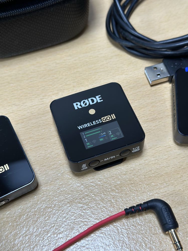 Rode Wireless Go II - Microfone Sem Fio com 2 Transmissores