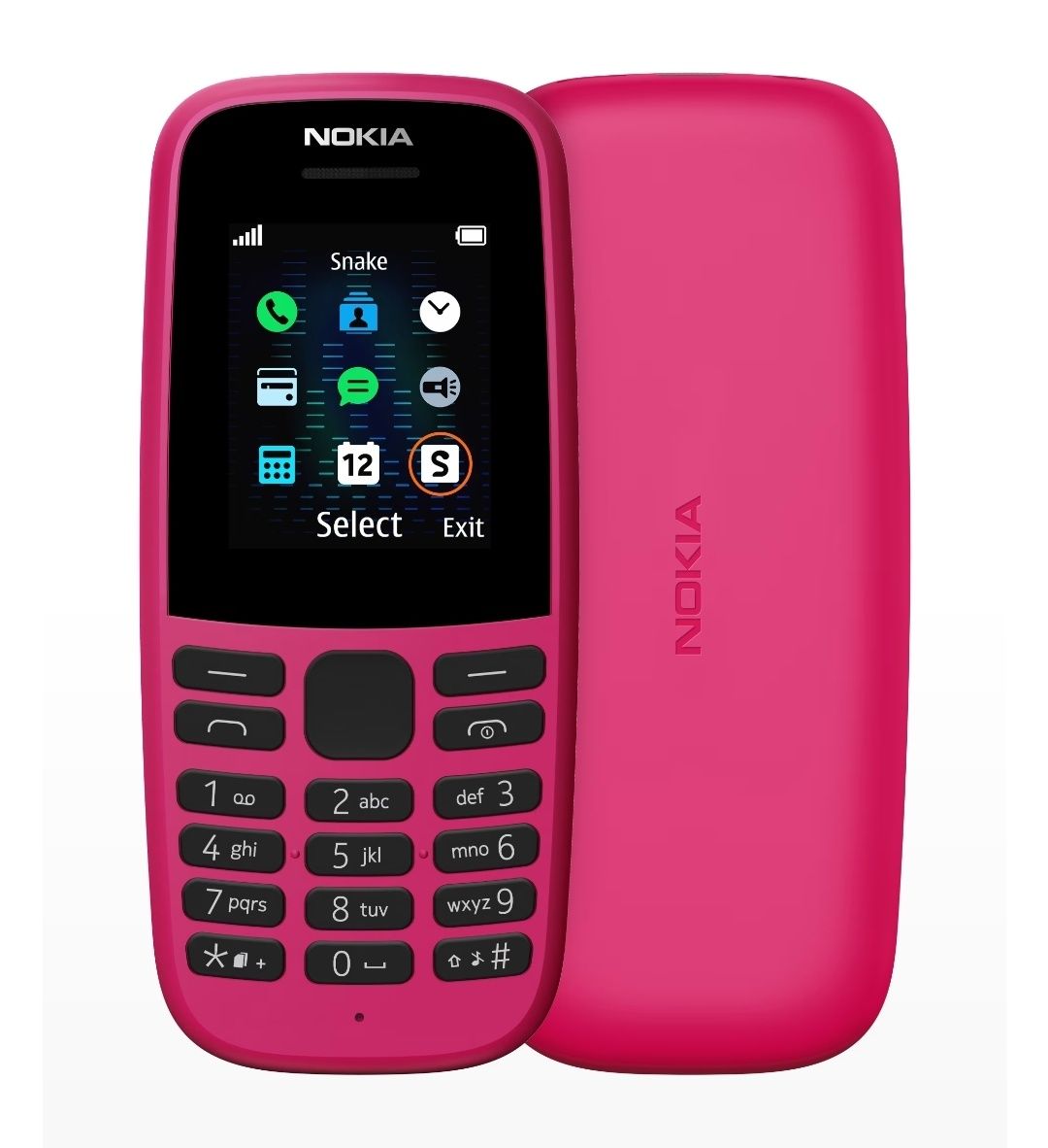 Nokia 105 2019 (ТА-1174 / TA-1203) Black, Blue, Pink на 1-2 sim