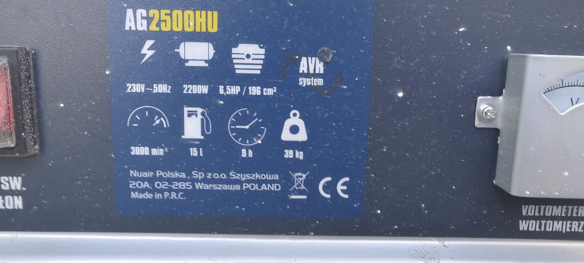 Generator prądu AG2500HU