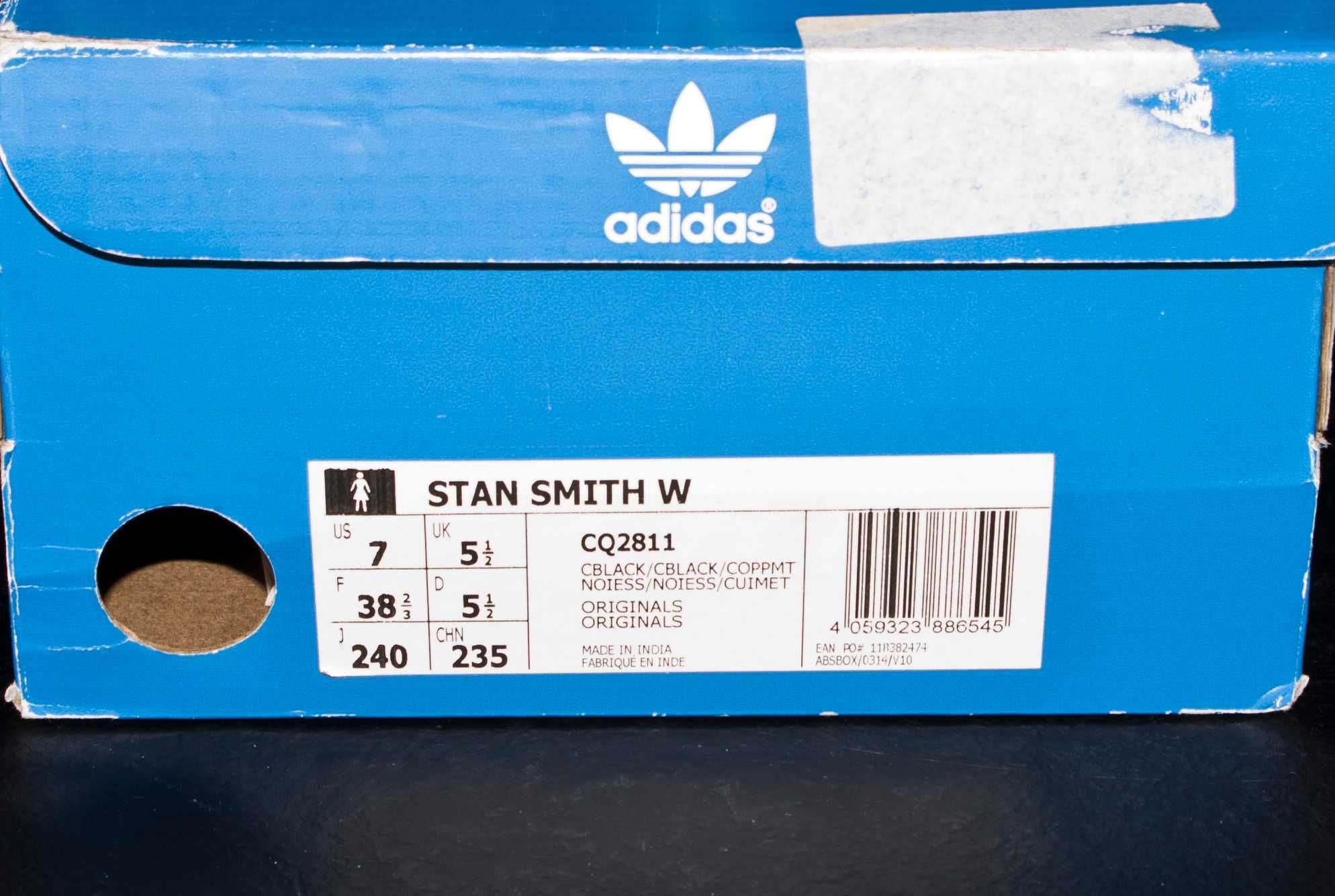 Adidas Stan Smith размер 7US, 38 2/3, 24,5см стелька, кожа.