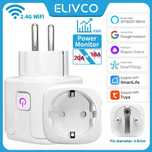 Умная Wi-Fi розетка 220В 20А управляемая с мониторингом потребления