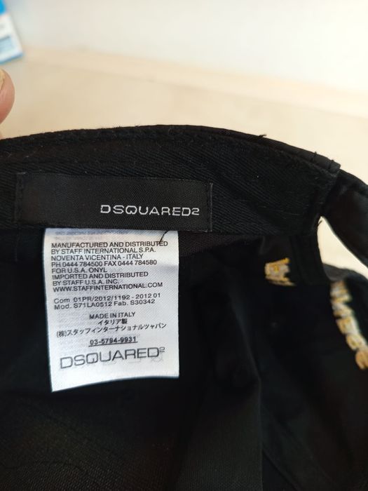 Nowe oryginalne czapka z daszkiem dsquared2