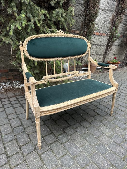 Antyczna Sofa Kanpa Ławka Ludwik Fotel Antyk Po Renowacji Uniakt !