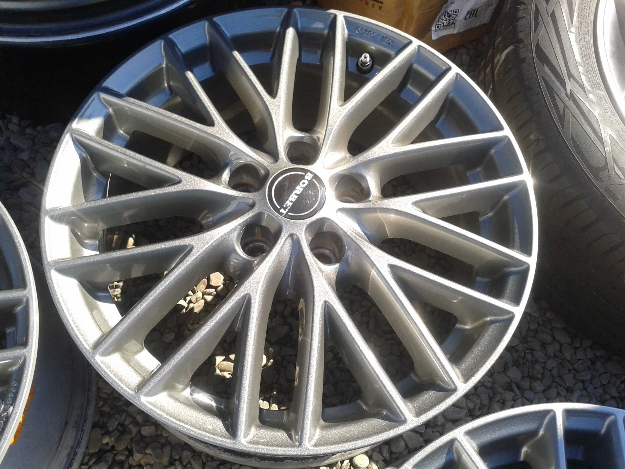 felgi r17 borbet szare audi a3 a4 a6 q2 q3 b7 b8 b9 c6 c7 5x112 8v 8p