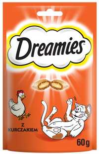 Dreamies 7894 Przysmak Dla Kota ZESTAW 12X 60Gr Z Kurczakiem