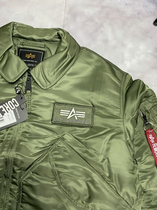 Alpha Industries CWU-45 Bomber Jacket Khaki Бомбер Альфа