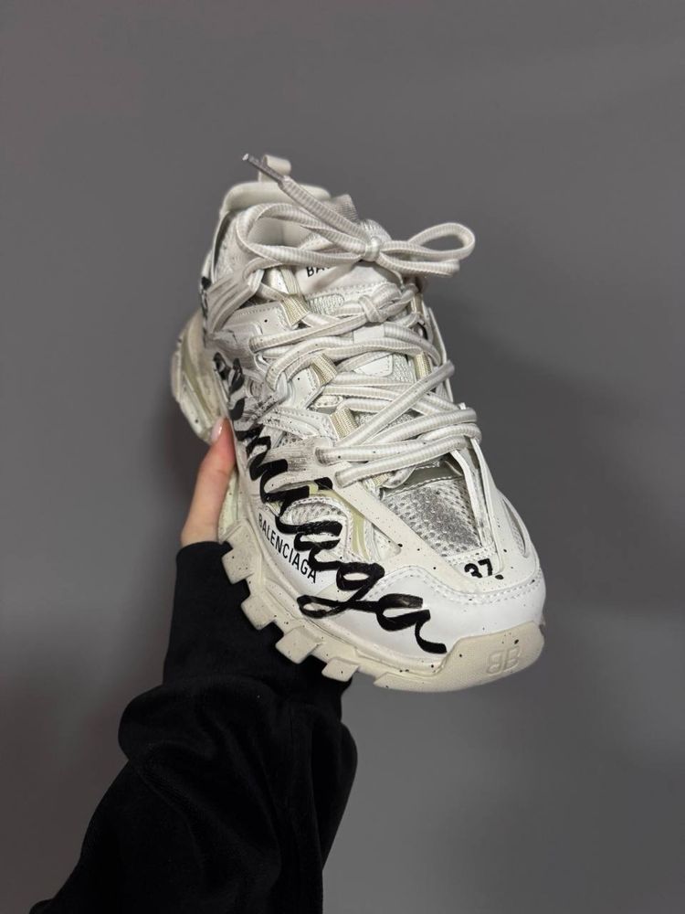 БЕЗ ПЕРЕДОПЛАТ‼️ Жіночі кросівки Balenciaga Track 3.0 White logo