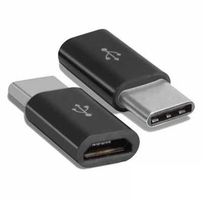 (NOVO) Adaptador USB-C Macho para Micro USB Femêa