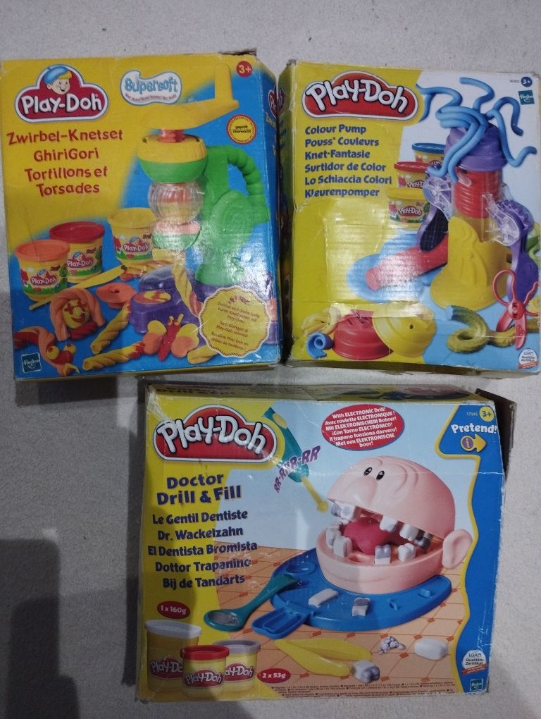 Zestaw Play doh ciastolina dentysta fryzjer