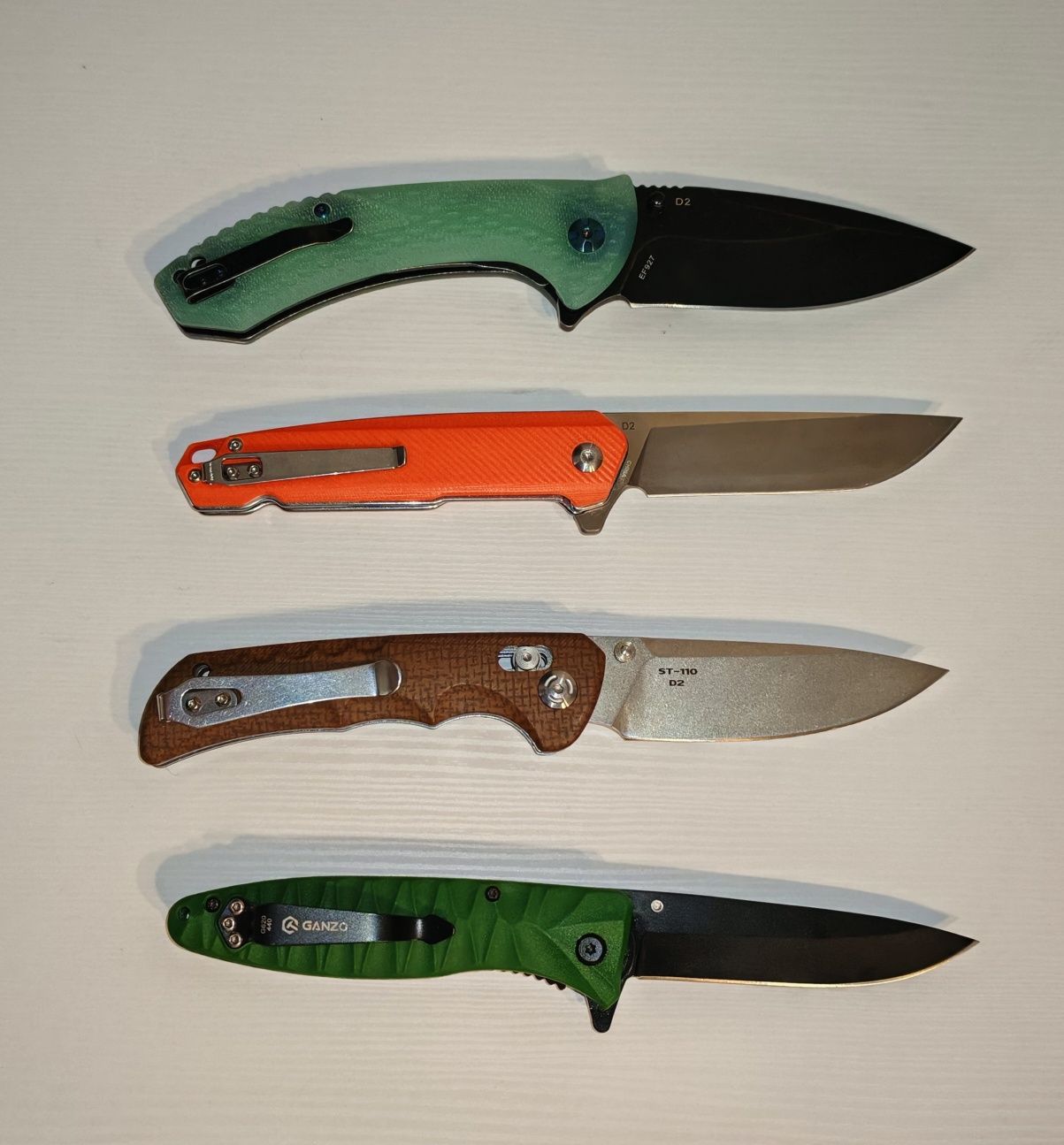 Колекція: Eafengrow, ganzo, Dispatch,  SITIVIEN,  Victorinox.