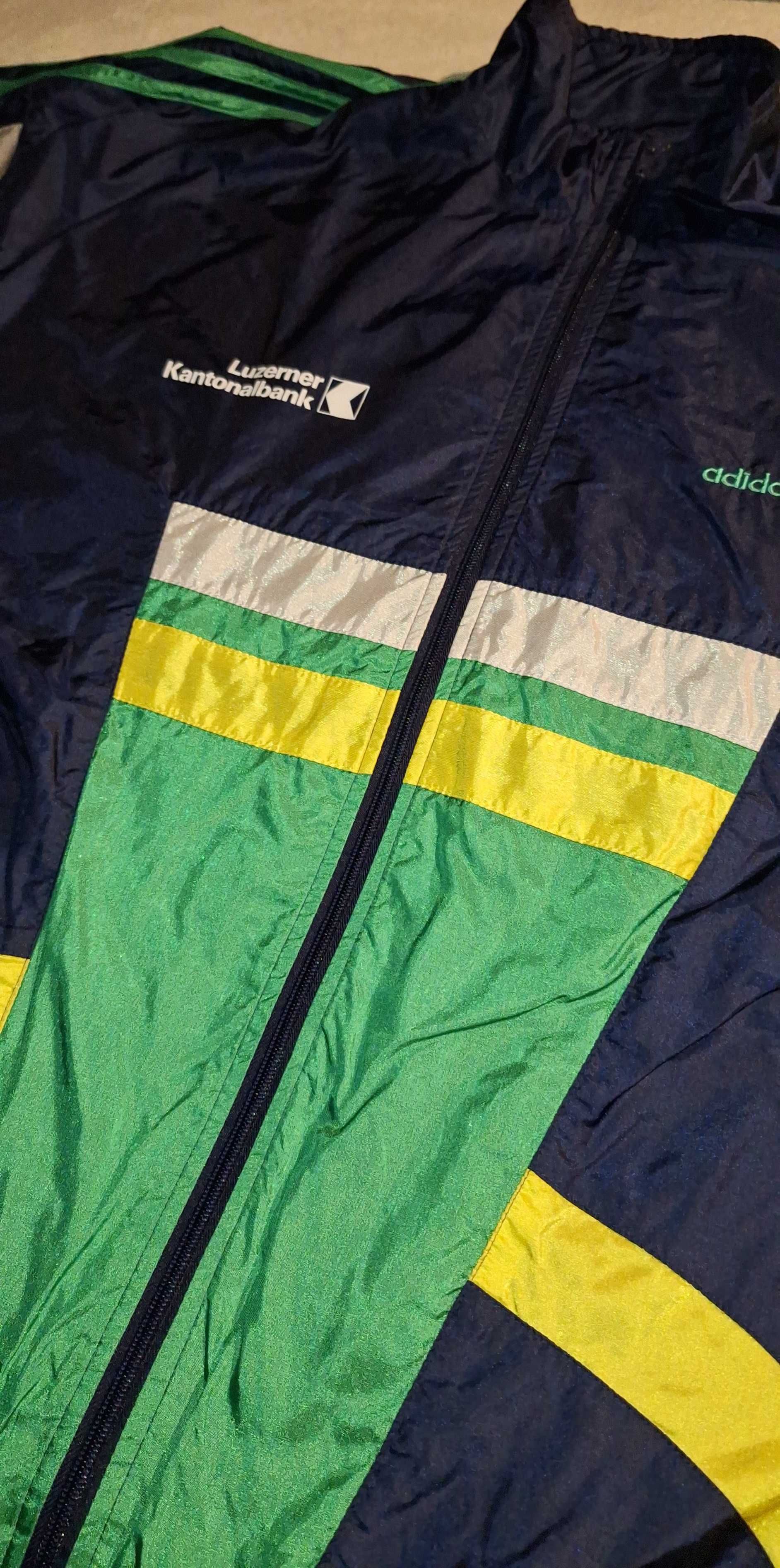 Adidas x Luzerner Kantonalbank dres retro z końcówki lat 90. Stan nowy