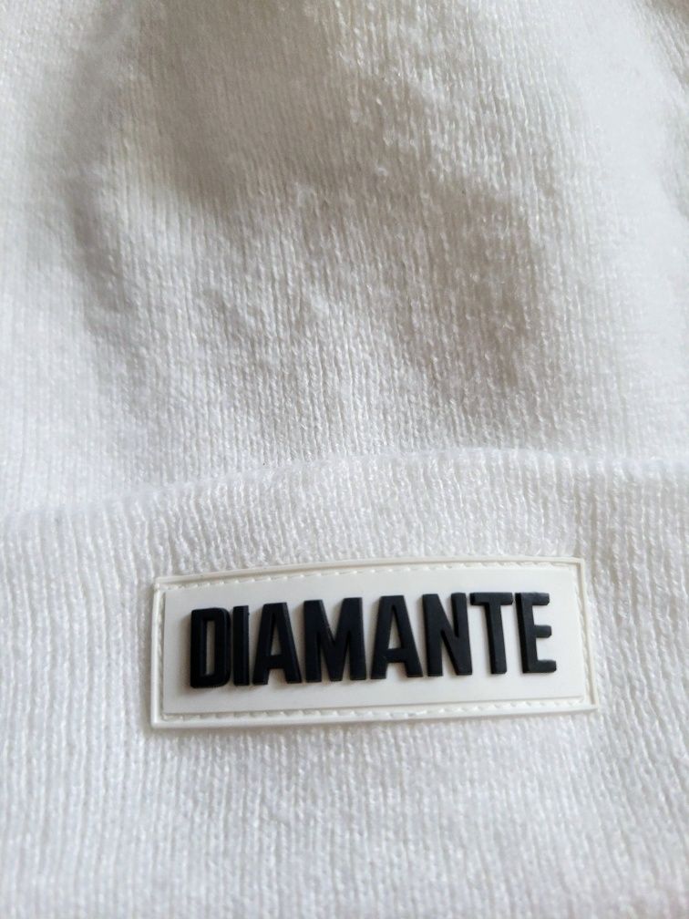 Czapka Diamante Beanie White