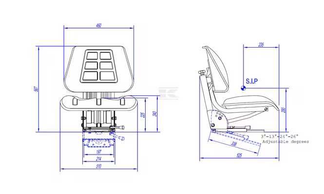 Siedzenie Ursus C-330 C-360 MF235 MF255 – Komfort i Jakość