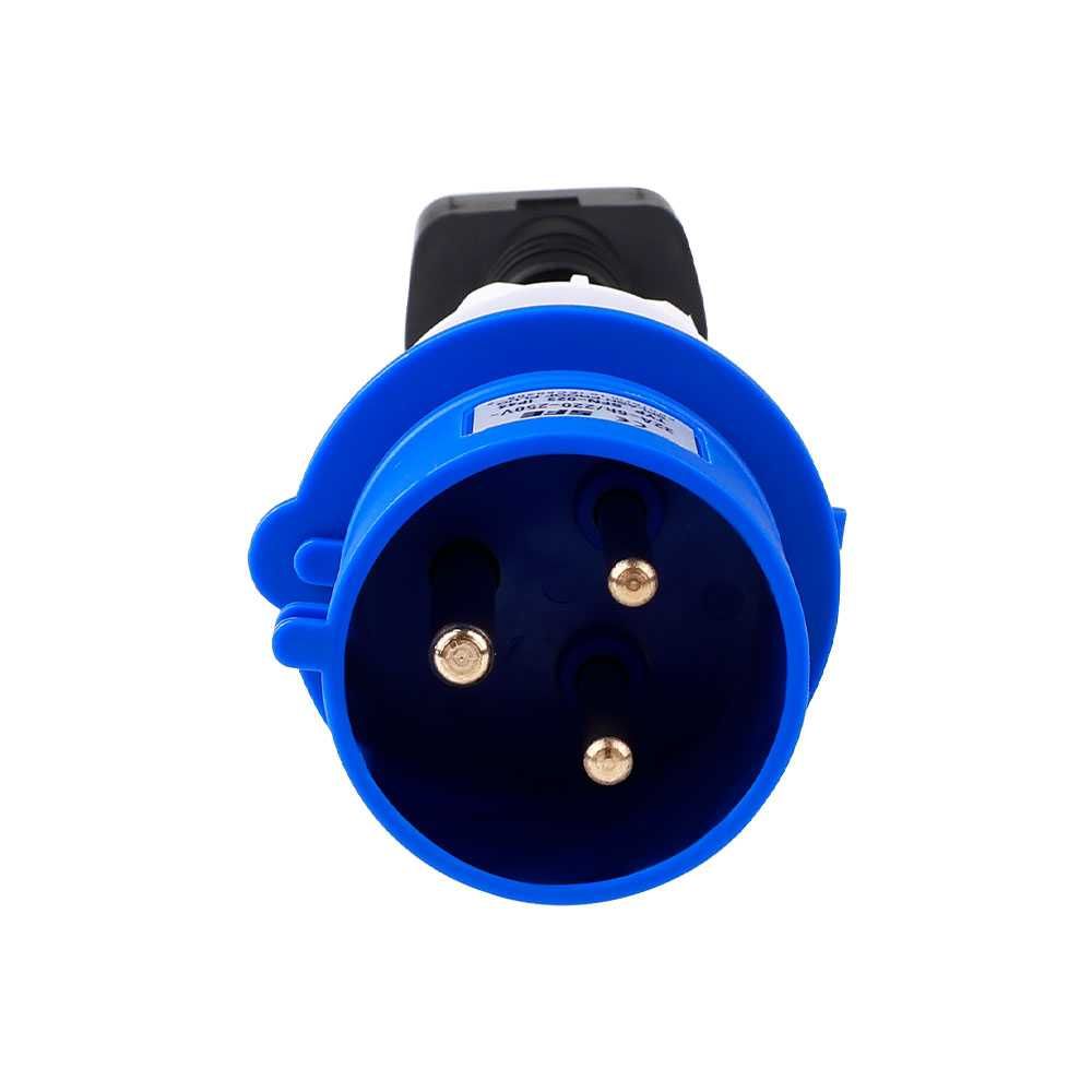 Adaptador p/ Carregador Tesla 32A Tomada Azul NOVO