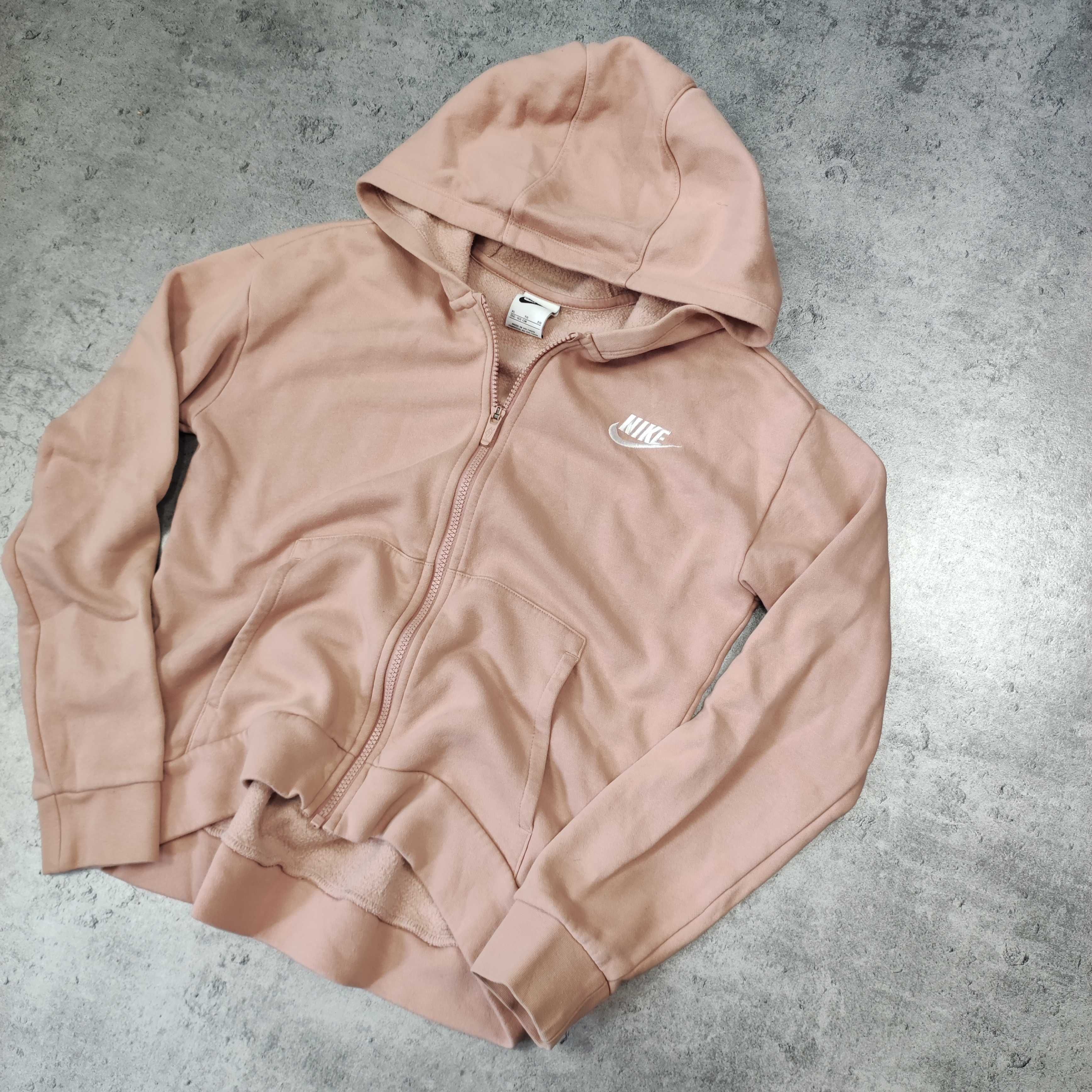 DAMSKA Bluza Rozpinana z Kapturem Hoodie Misio Nike Bawełna Małe Logo