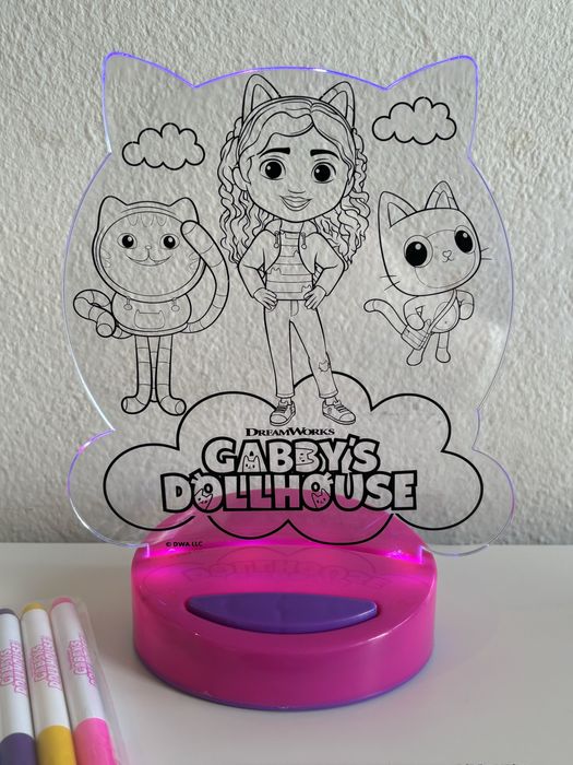Candeeiro de Pintar Gabby’s Dollhouse