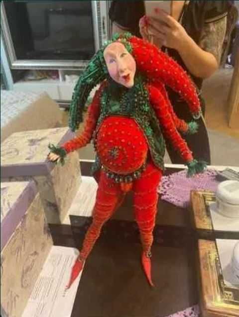 Авторська лялька ручної роботи Татьяни Деревинської "Арбузик"