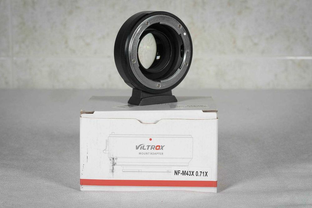 Speedbooster adaptador Viltox Nikon para MFT Panasonic Olympus m43