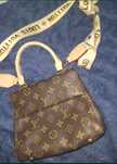Torebka lv Louis Vuitton brązowa pasek