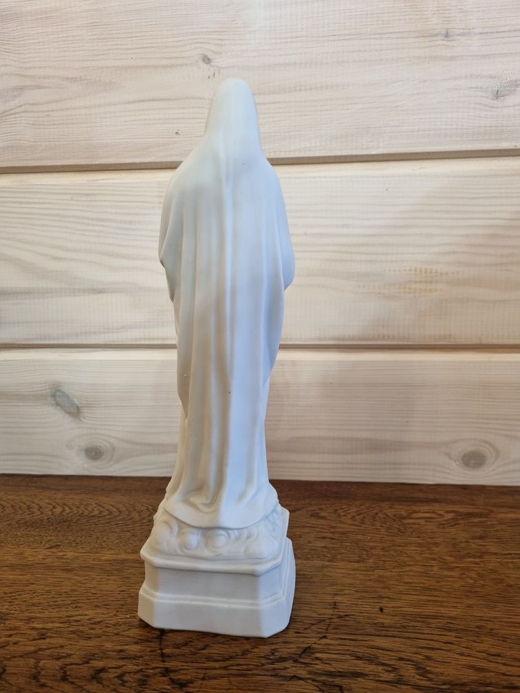 Piękna Biskwitowa Figura Matki Bożej