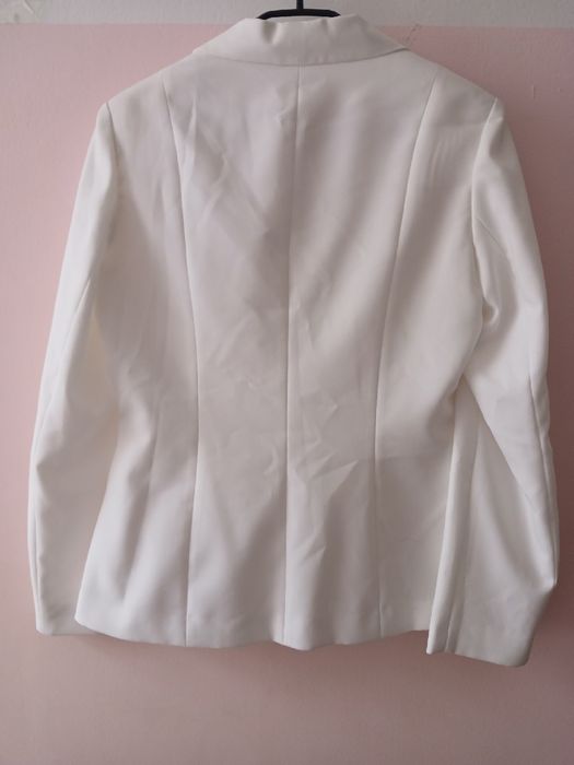 Marynarka biała roz.M/L NOWA wymiary opis